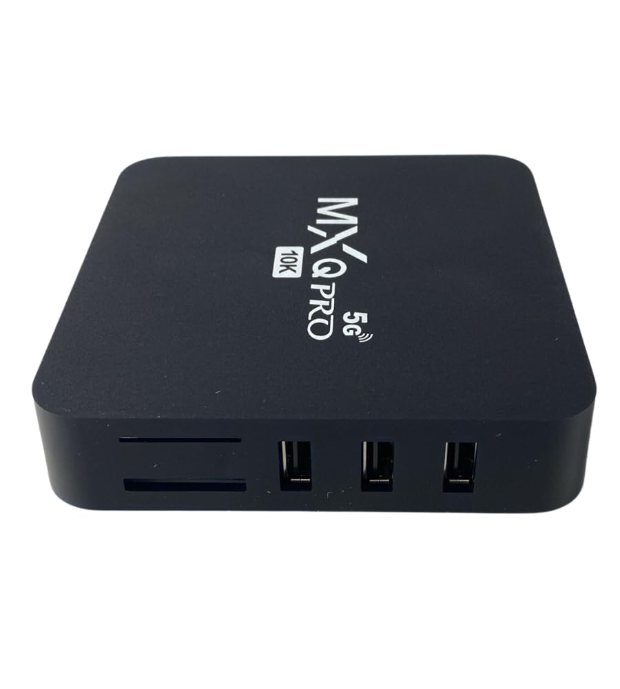 TV Smart Box Android 10.0 Mxq pro 8K WiFi 5G Media Player Quad Core 4GB Ram 32 gb Rom con Telecomando
