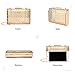 two the nines Womens Gold Clutch Evening Bag Hollow Out Cage Clutch Purse Party Ball Prom
