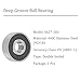 Kozelo S627-2RS Deep Groove Ball Bearing-[7x22x7mm] Double Sealed Bearing for Industrial Equipment, Motors, Machines, Stainless Steel