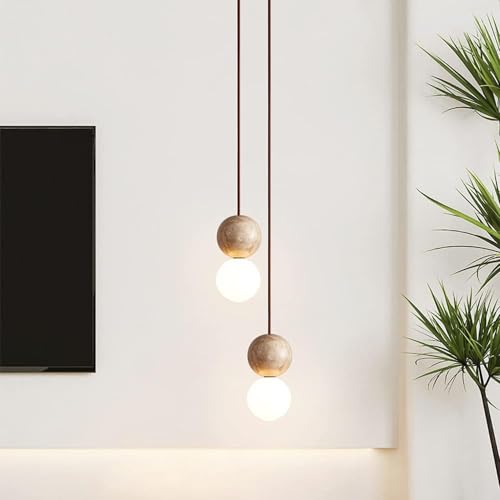 Suspension chambre à coucher en verre pour éclairage de chevet - 2