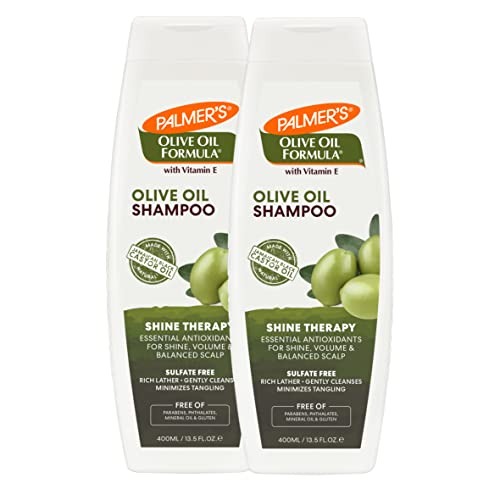Palmer's Olive Oil Formula Smoothing Shampoo for Frizz-Prone Hair, 13.5 Ounce (Pack of 2)…