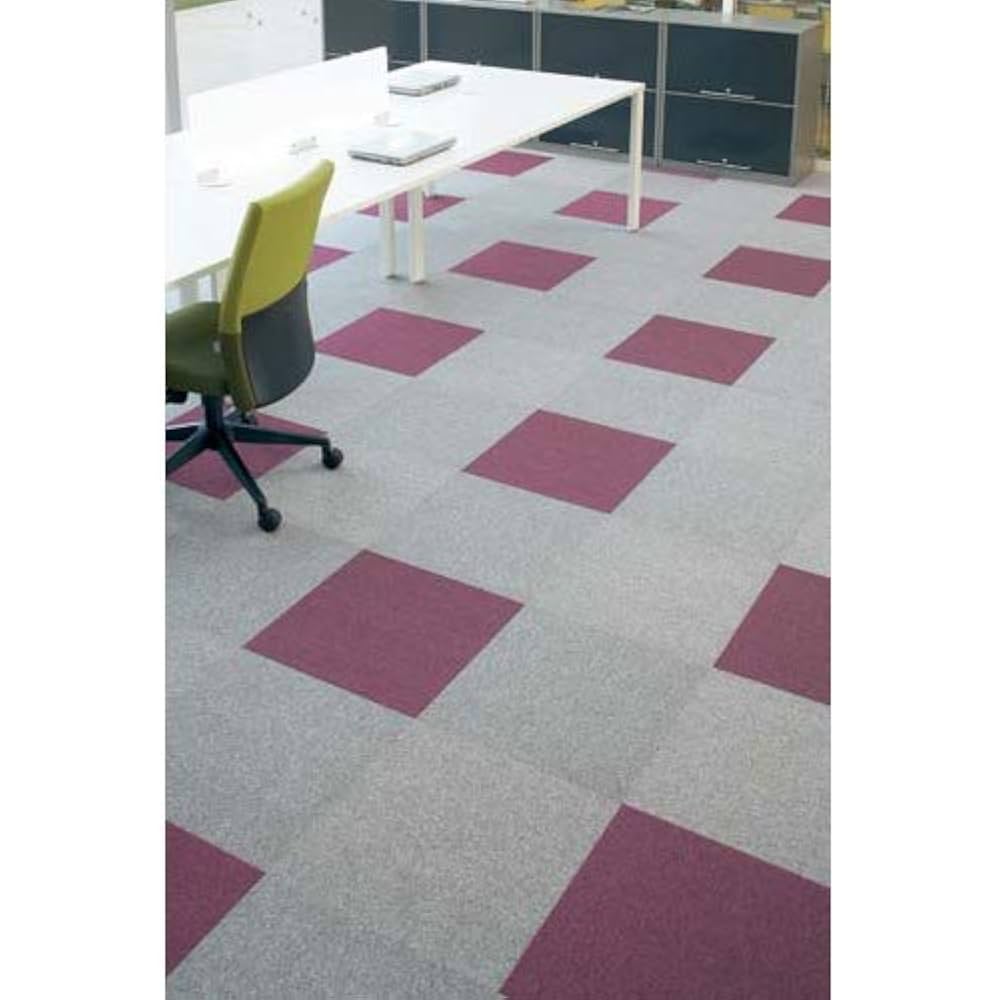 タイルカーペット ストライプラグ グレー　TOLI 計217枚 タイルカーペット ストライプ/グレー 40×40 | ラグ・カーペット