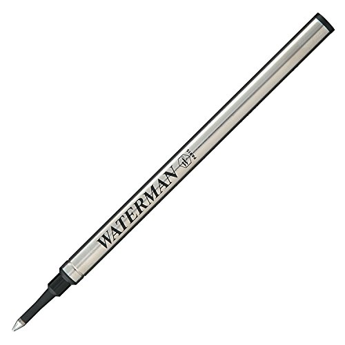 Waterman Rollerball Pen Refill, Fine Point, Black Ink