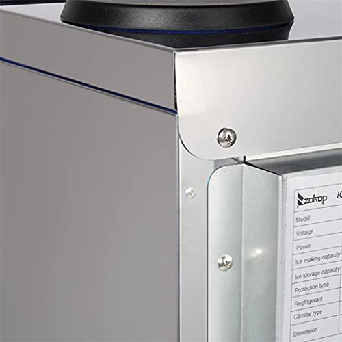 Fabricadora de hielo comercial de acero inoxidable 110 libras miniatura 6
