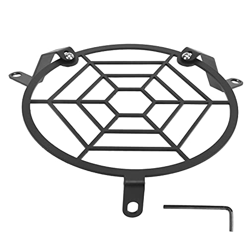 Cubierta de Parrilla de Malla para Faro Delantero de Motocicleta, Cubierta de Parrilla de Malla Protector de máscara de lámpara Universal de Montaje Lateral Apto para Suzuki DL250 VStorm DL 250 Cover