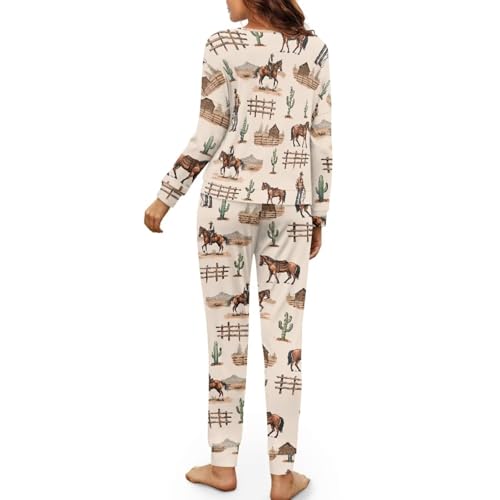 Long Sleeve Pajama Sets for Women 2 Piece Womens Pajamas Ladies Pjs Sets Loungewear Set3