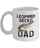 Generic Funny Leopard Gecko Mug Pet Lizard Dad Coffee Cup Dad Breed Kid Reptile Keeper, White, 11oz