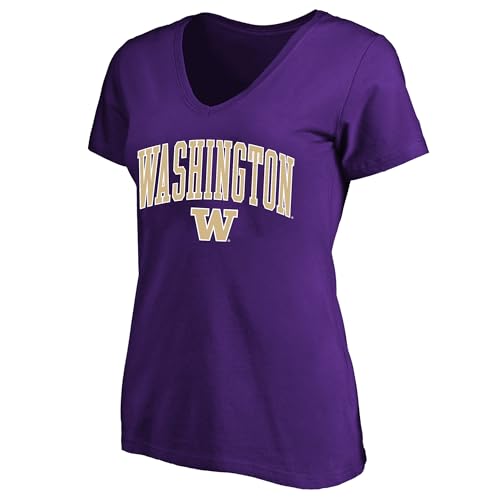 Camiseta NCAA Plus manga corta mujer suave estilo casual