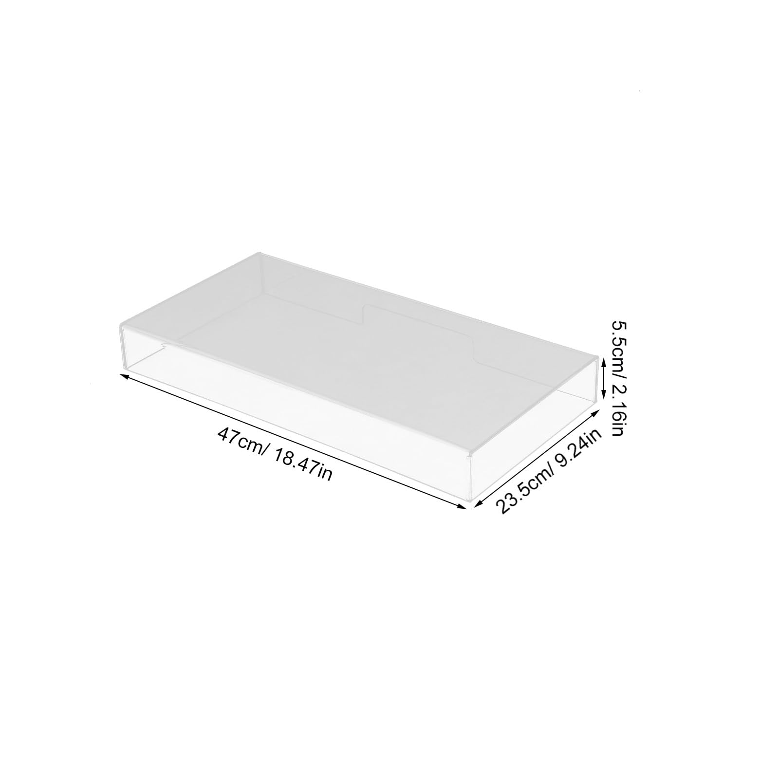 Artibetter Copertura Antipolvere Tastiera Acrilico Trasparente Rimovibile Lavabile Protezione per Tastiera Desktop Uso Domestico Accessorio Pratico Duraturo