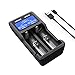 Produktbild XTAR VC2 Premium UB Ladegerät mit LCD Display (MC Eries Upgrade) 18350 18500 18650 18700 14500 16340 17500 Li-Ion Akku-Ladegerät (ohne Batterien), S