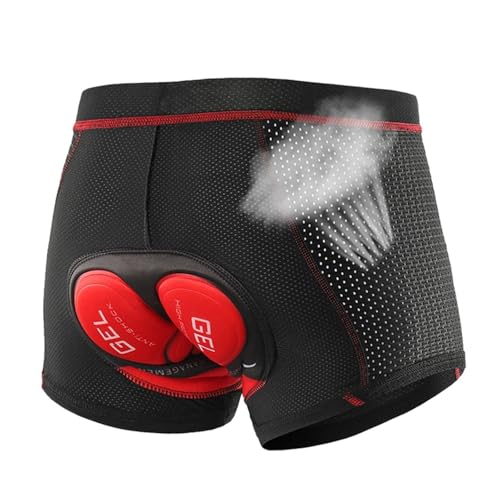 Shorts ciclismo transpirables con almohadilla 5D gel miniatura 3