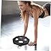 BCOATH Fitness Slider Abdominal Training Plate Exercise Sliders Fitness Discs Abdominal Roller Automatic Rebound Home Workout Random