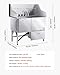 VEVOR Professional 304 Stainless Steel Dog Bathing Station, 50 inch Pet Grooming Tub w/Anti-Slip ramp, Storage Drawer, Cold Hot Faucet Showerhead, for Large & Medium & Small (Left Door, with Drawer)