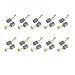 Aexit 20 Pcs Electrical equipment Electric Motor Carbon Brushes 1/2
