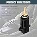 deemars Coolant Temperature Sensor in Lower Radiator Hose, Water Temperature Sensor, Replaces #13627788077, Radiator Coolant Temp Sensor Compatible with E39 E46 E60 E61 E87 E90 F10 3er 5er X3 X5 X6 Z4