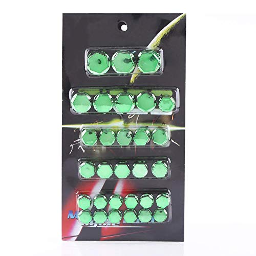 Image of 30Pcs Motorcycle Nut Motorbike Screw Cover Decoration Ornamental Mouldingsscrew Cap Decorative Screw Cap ()