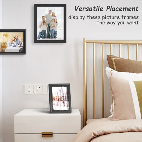 12 Pack Picture Frames Set,Multi Solid Wood Family Photo Frame,Hanging Or Tabletop Display,Photo Frames Collage For Gallery Wall Decor Include Two 8X10,Two 6X8,Four 5X7,Four 4X6(Black,12 Pack) #TOP1