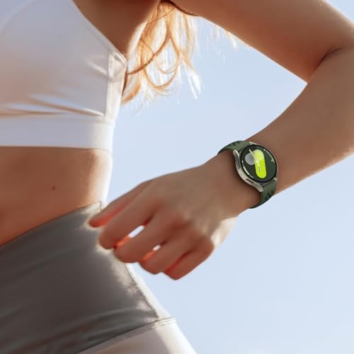 Image of Breathable Bands Compatible with Samsung Galaxy Watch 7 /6 /5 /4 Band 40mm 44mm /Galaxy Watch 6 /4 Classic 47mm 43mm 46mm 42mm /Watch 5 pro 45mm, 20mm Silicone Sport Replacement Strap