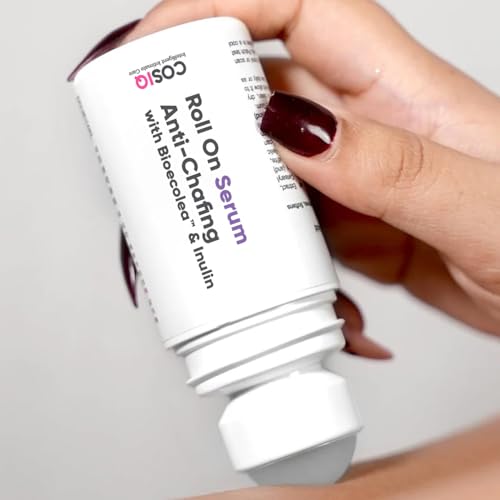 Image of Cos-IQ Anti-Chafing Roll-On Serum (Pack of 2 X 40ml)| Bioecolea & Inulin | Anti-Rash Serum for Intimate Areas | Reduces Inner Thigh Rashes from Sports| Prevents Sweat, Odor, Irritation & Rashes | 80ml