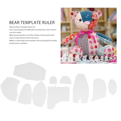 Réguas de Modelo de Urso de Memória, Acrílico, Fácil Produção, Função de Memória, Bela Decoração, Pr