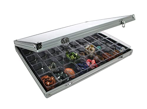 Vitrine en aluminium anti-poussière Safe 5377 pour protéger et suspendre 45 objets
