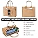 Tote Bags for Women Canvas Tote Purse Crossbody Bags with Pockets Top Handle Shoulder Handbags Satchel Bags for Work