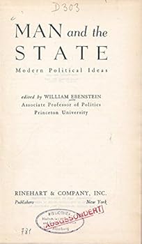 Hardcover Man and the State: Modern Political Ideas Book