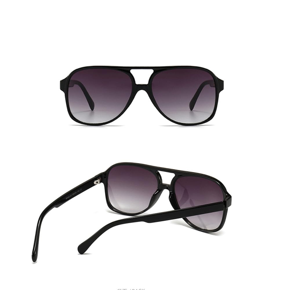 Nuevas Gafas de Sol polarizadas Retro 2026, Gafas de Sol para Mujer, Lentes Vintage para Hombre, Gafas de Sol Negras y Amarillas uv400