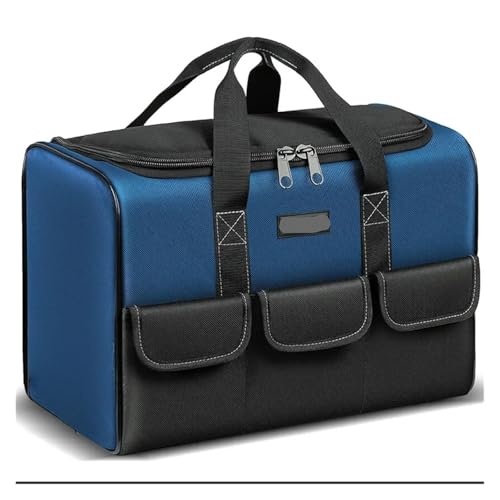 Square Tool Bag Waterproof Multi Pockets Tool Organizer Tool Pouch For Electrician Tools(20inch)