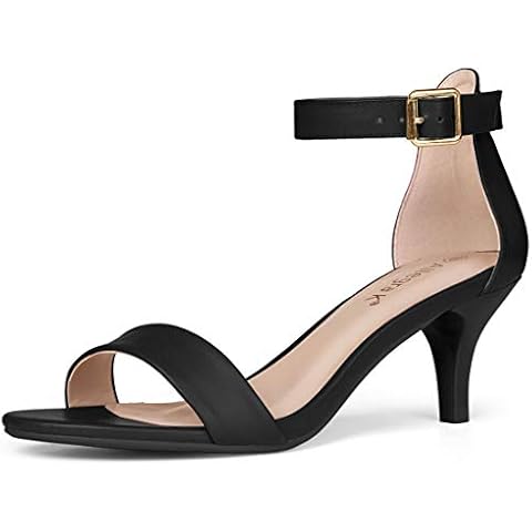Allegra K Women's Kitten Heel Sandals Cover