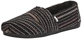 TOMS Women's Alpargata CloudBound Loafer Flat, Black Multi Embroidered Chenille, 9.5