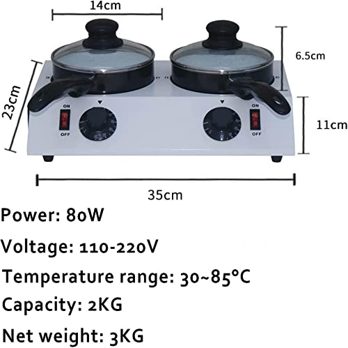 Máquina para derretir chocolate 80W con control de temperatura miniatura 7