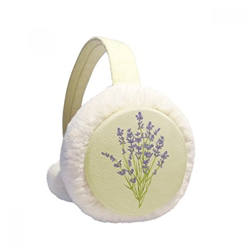 Orejeras de invierno de felpa de flores con piel de imitación