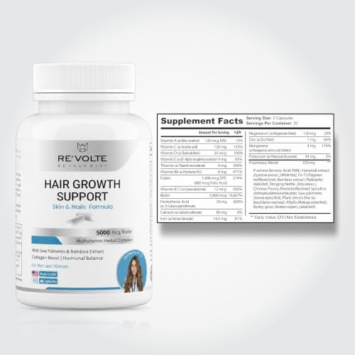 RE'VOLTE be your best Hair Growth Supplement