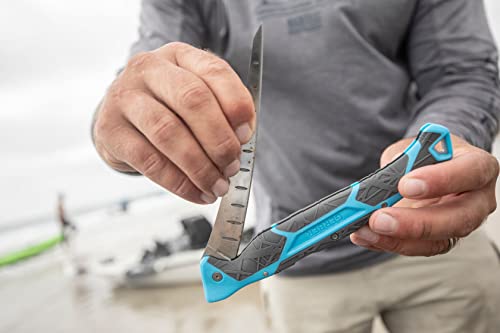 Gerber Gear Controller - Saltwater Fishing Fillet Knife For Fishing Gear - Cyan, 6 Inches #TOP4