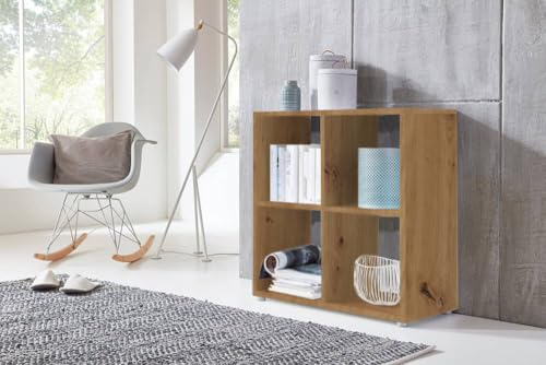 BMG Möbel Würfelregal Nizza Größen (Artisan Eiche, Würfel 4 Fächer) BMG Möbel Würfelregal Nizza Größen (Artisan Eiche, Würfel 4 Fächer)