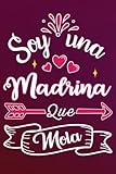 soy una madrina que mola: divertida idea regalo original para la mejor madrina del mundo - cuaderno en blanco de rayas perfecto para colega madrina a ... san valentín día de la madre nochevieja