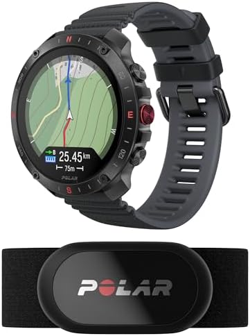 Polar Kit Grit X2 Pro Preto + Sensor de Frequência Cardíaca H10 P...