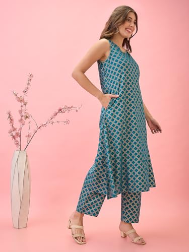 Image of Globus Women Kurta Set (3641109001 White S)