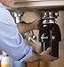 GE Continuous Feed Garbage Disposal, 1/2 Horsepower, Good for Grinding: Beans, Potatoes, Peels, & Cooked Meat, Easy Install Kit Included, Non-Corded, Recommended for 2-4 Person Homes, GFC520N