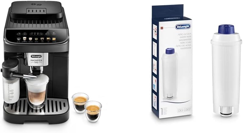 DeLonghi Magnifica Evo Perfetto, Macchina Automatica per Caffè in Chicchi, ECAM292.81.B, Macinacaffè integrato DLSC002 Accessorio per macchine del caffè, Filtro Acqua MADE IN ITALY DeLonghi Magnifica Evo Perfetto, Macchina Automatica per Caffè in Chicchi, ECAM292.81.B, Macinacaffè integrato DLSC002 Accessorio per macchine del caffè, Filtro Acqua MADE IN ITALY