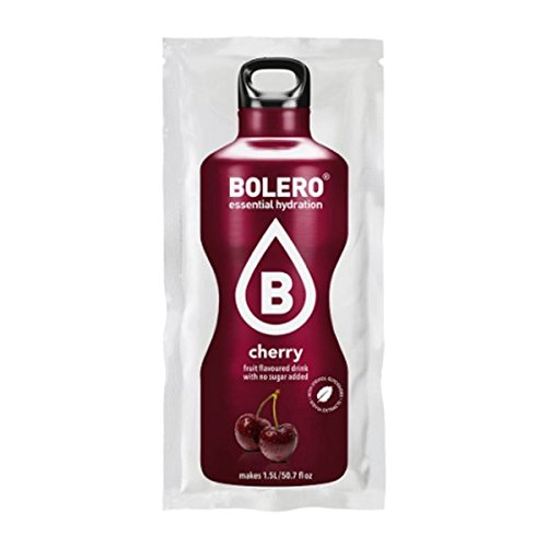 BOLERO Drinks 72 bustine da 9 grammi gusto CHERRY - Preparato istantaneo per Bevande con Stevia e Vitamina C e Senza Zucchero