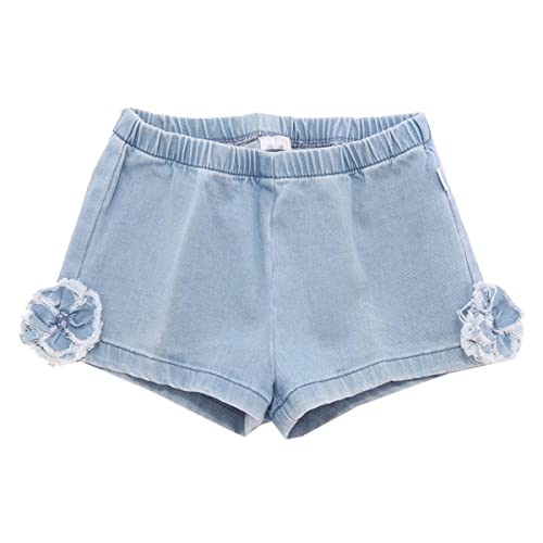 Pantaloncino de mezclilla azul Il Gufo ideal para tardes de juegos y paseos de verano