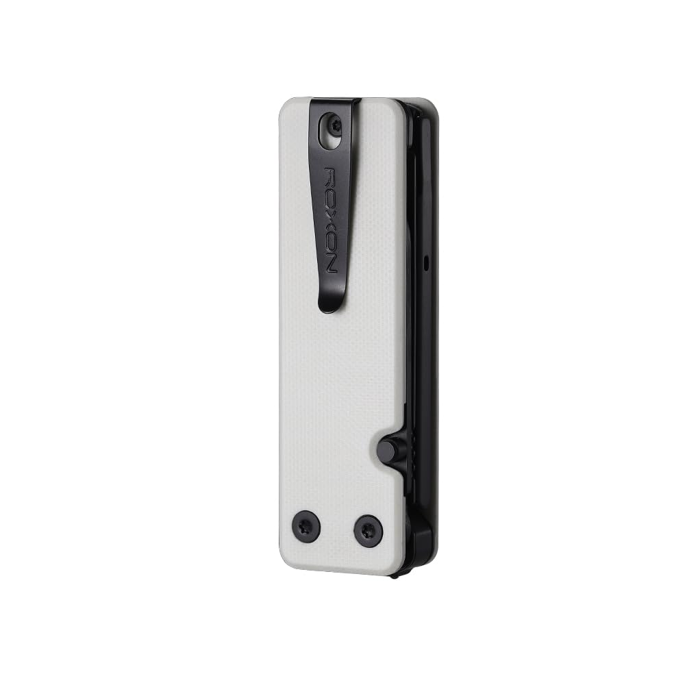ROXON KS2E NOIR BLANC - Navaja multifuncional con tijeras grandes
