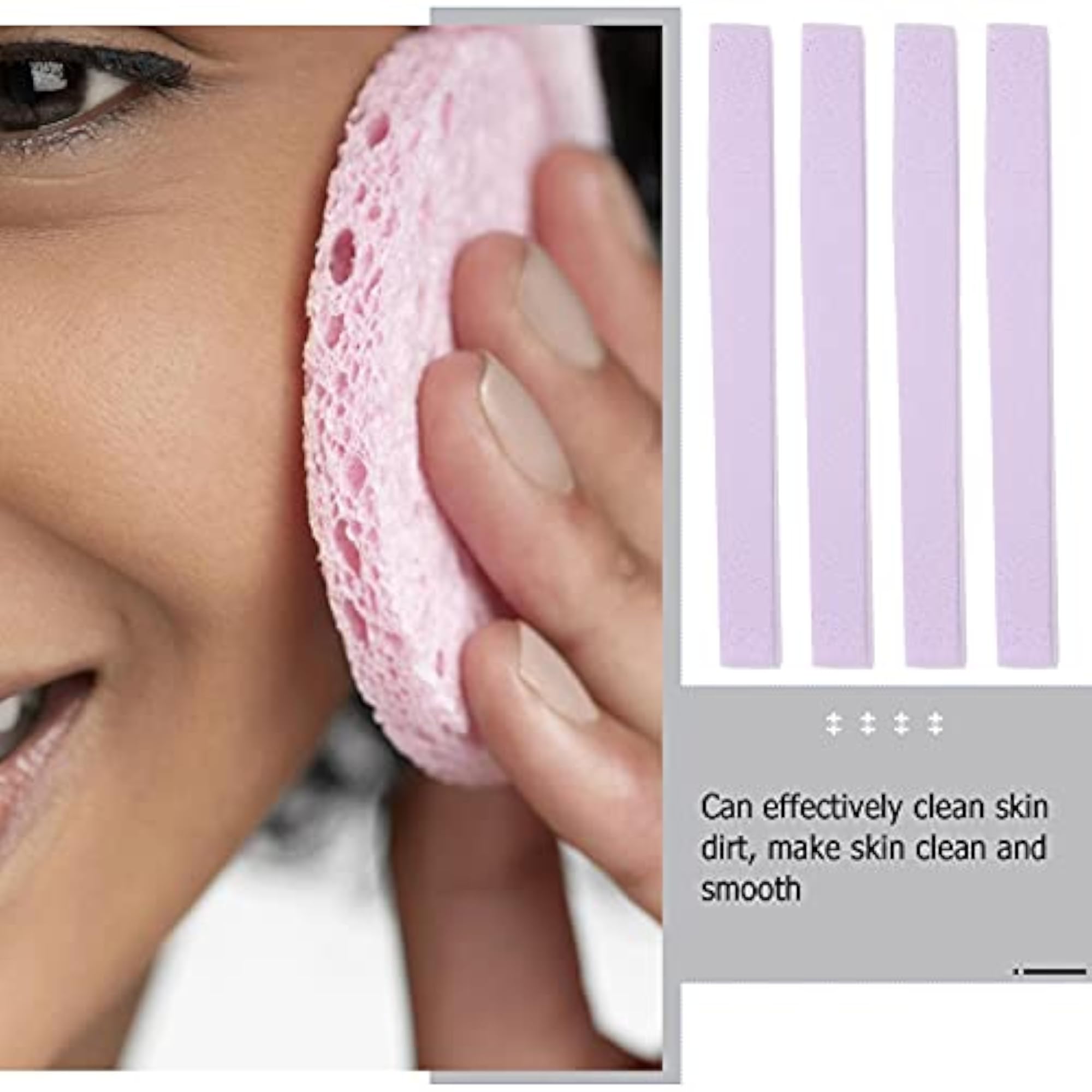 4Pcs Practical Loofah Brush Kit for Bathing