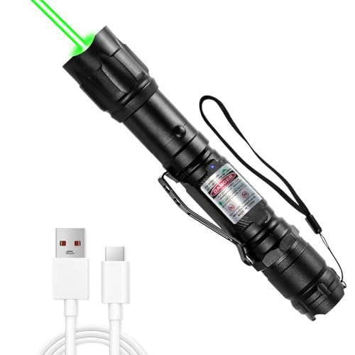 [Professional] Rechargeable Green Laser Pointer High Power Green Beam Light Long...