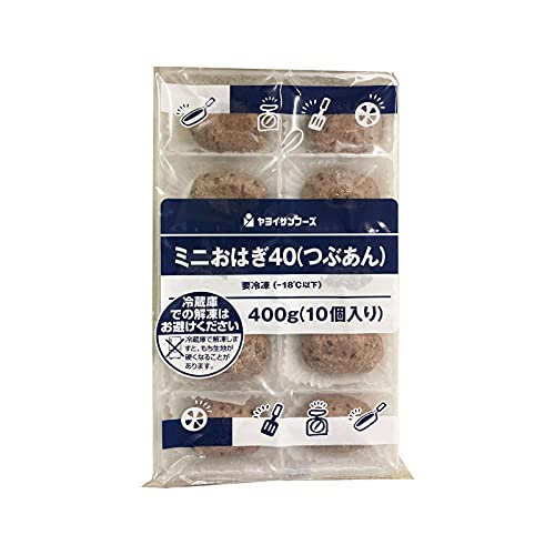 ヤヨイサンフーズ ミニおはぎ40 つぶあん 40g×10個入 業務用 和菓子 スイーツ デザート
