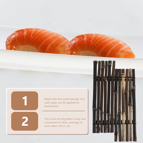 Bandeja reutilizable para sushi y aperitivos miniatura 5