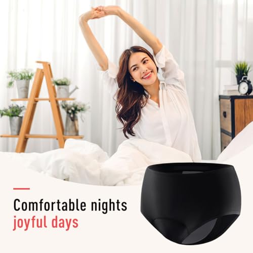 Image of Carer Womens Incontinence Underwear, 150ml High Absorbent, 2 Pack Black M