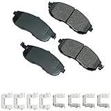 Akebono Brake Pads, ProACT, Front, compatible with Infiniti/Nissan 2001-18, Set of 4
